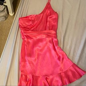 The Impeccable Pig On My Side Dress Hot Pink